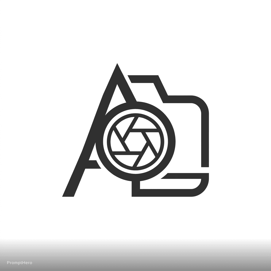 AI generated: un logo pour un photographe professionnel qui s'appelle Andrey Levin