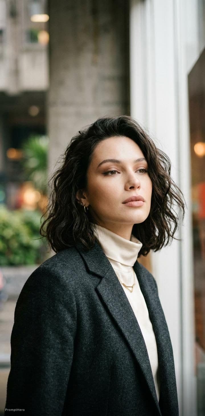 AI generated: close-up of a stunning fashion model, ultra-realistic portrait, shot on a Sony A7III, high quality -...