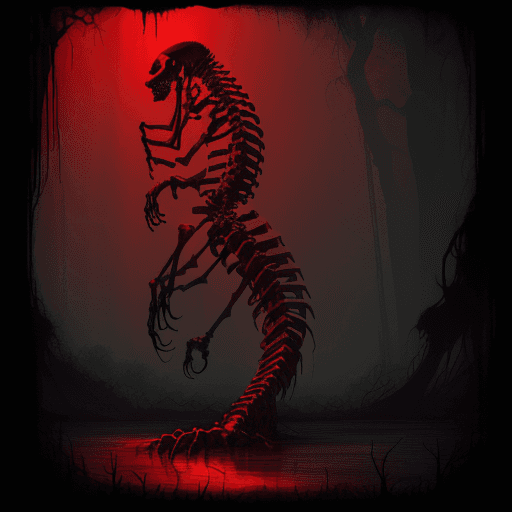 AI generated: predatory plants devour monsters:: Sketch::3 Drawing::3 Storybook Illustration::2 Moody Lighting:: c...