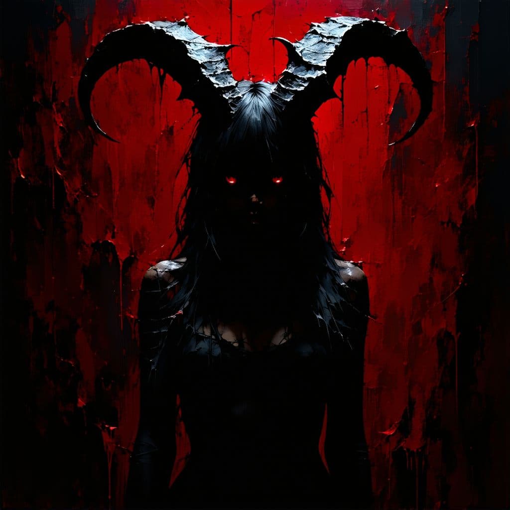 AI generated: demon girl 
