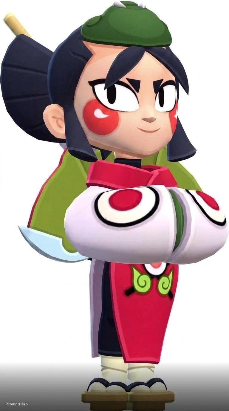 AI generated: Make her white but leave the hair black.