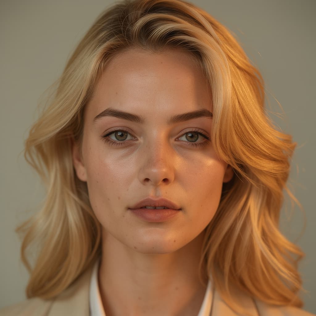 AI generated: blond woman, atmospheric lighting --chaos 75 --ar 1:2 --profile fkuo5yb --stylize 750 --v 7