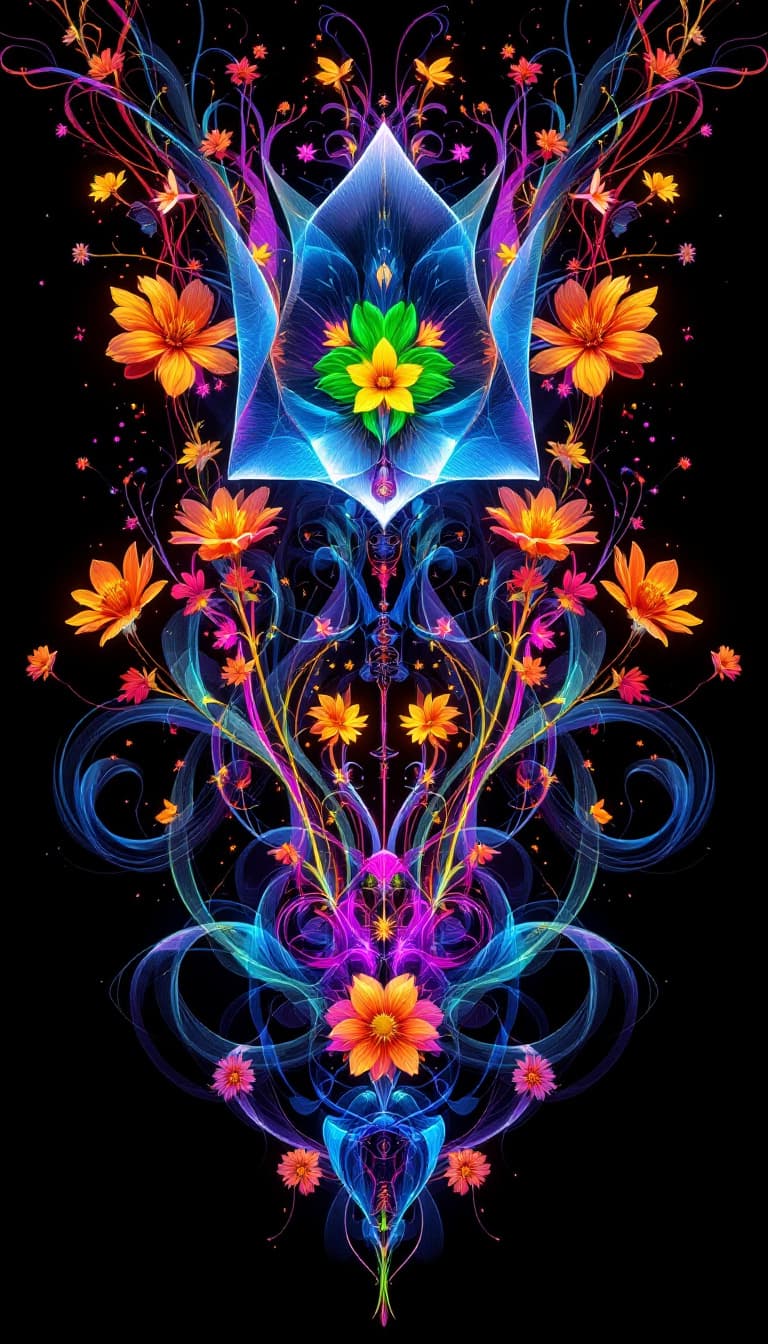 AI generated: Image is a digital artwork featuring "Steampunk Spectralis Mechina", beauty of symmetry, duality, in...