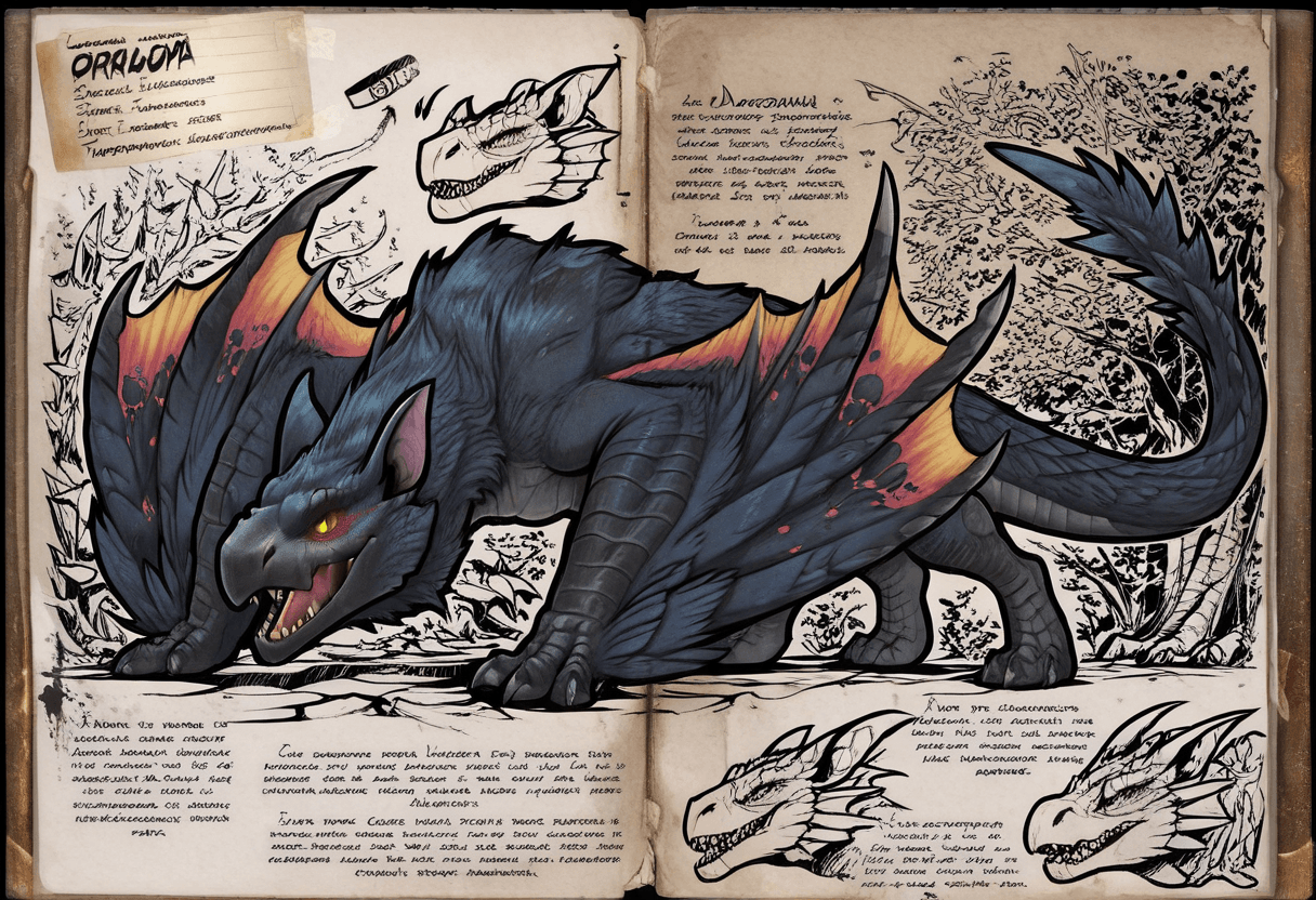 ARK Survival Evolved dossiers (Style) for Illustrious