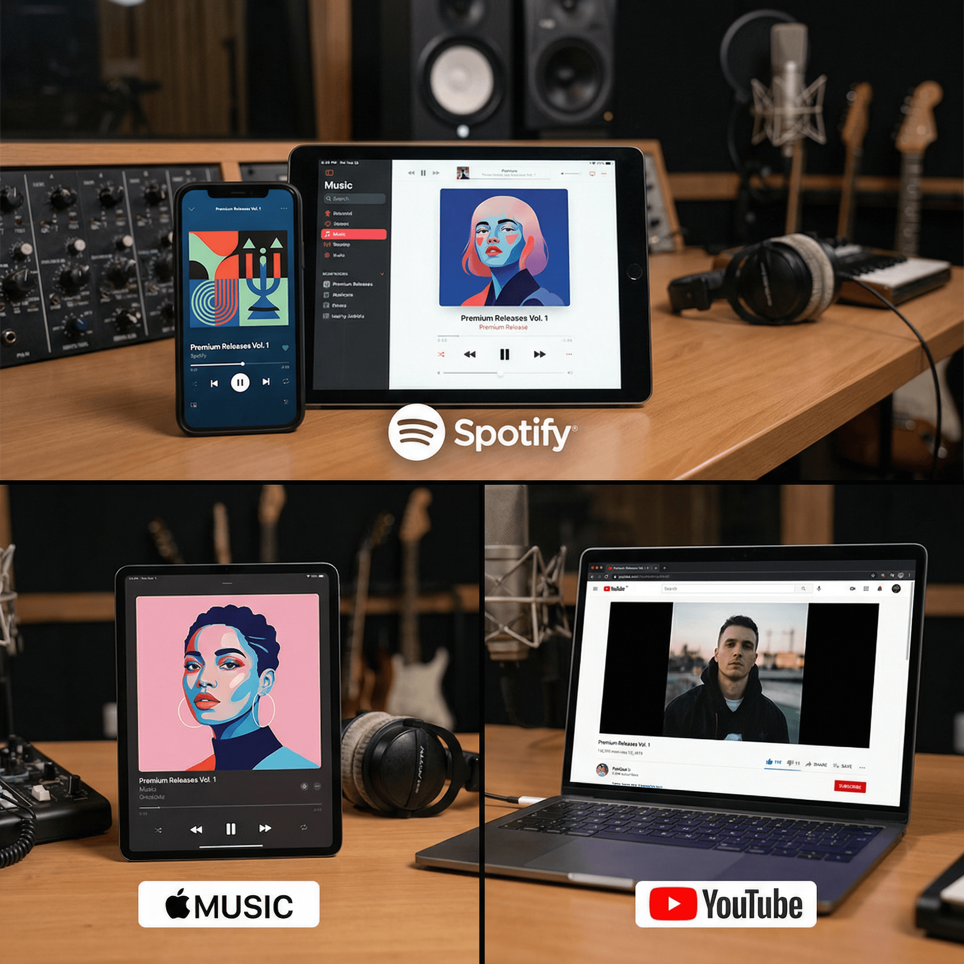 AI generated: dame una imagen para este use case: Album Covers for Music Releases
Launch your music with premium a...