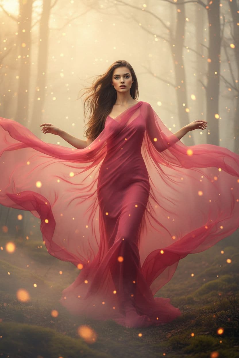 AI generated: "Image is a high resolution full-hight vertical portrait photograph. Sony A1, 75mm lens. Supermodel ...