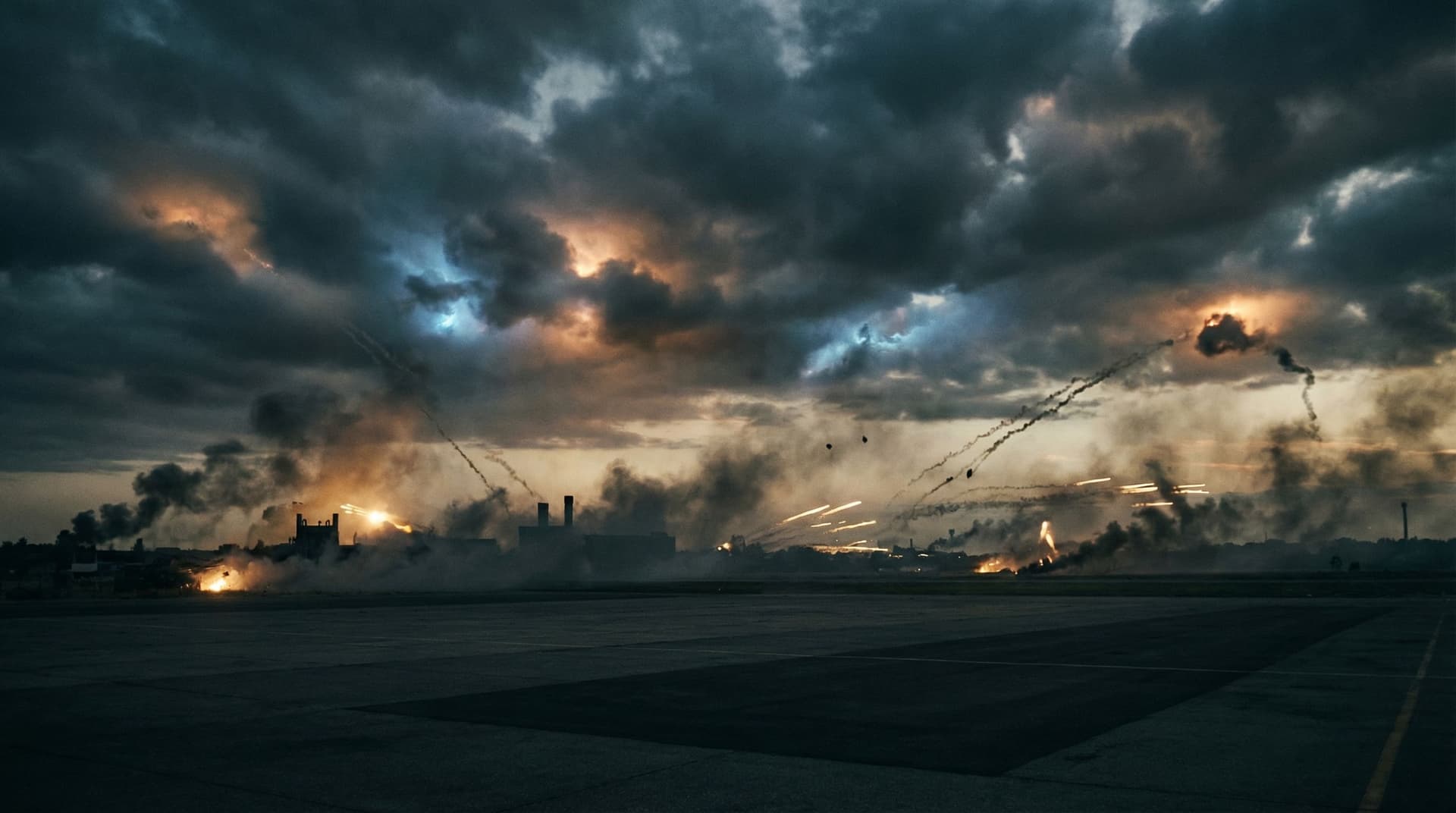 AI generated: High-energy cinematic action background inspired by modern blockbuster films.
Explosive atmosphere w...
