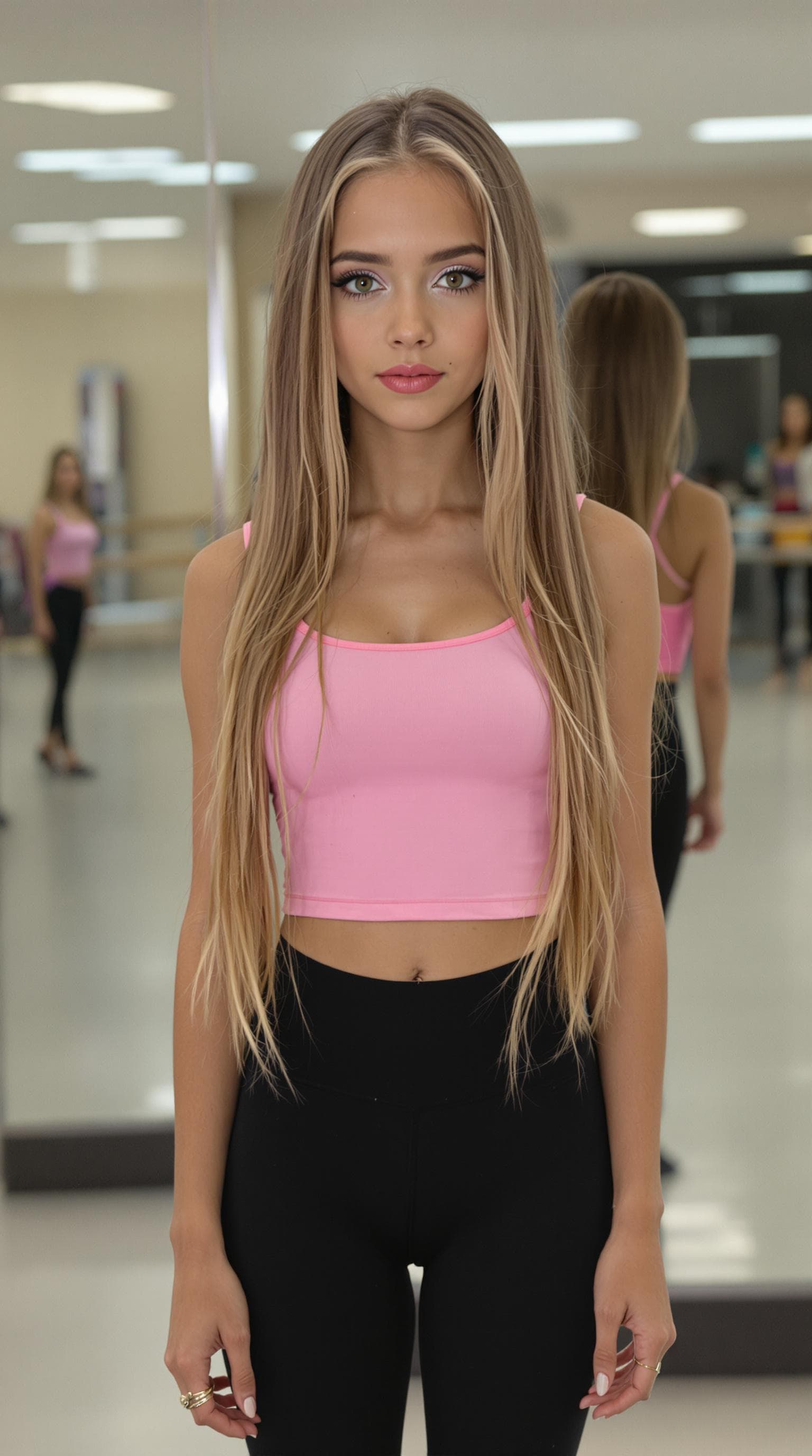 AI generated: a professional photo of a exceptionally beautiful girl in the world, (age 13) (futuristic),(masterpi...