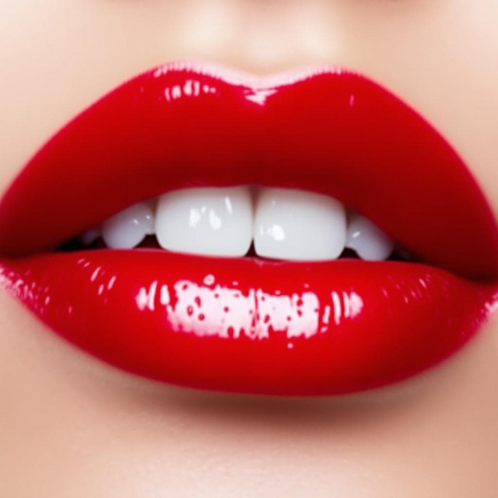 AI generated: red lips