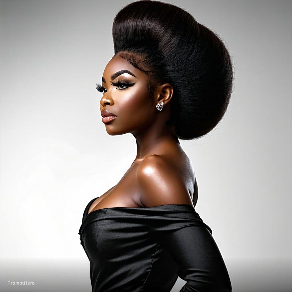 AI generated: hot black woman, big ass
