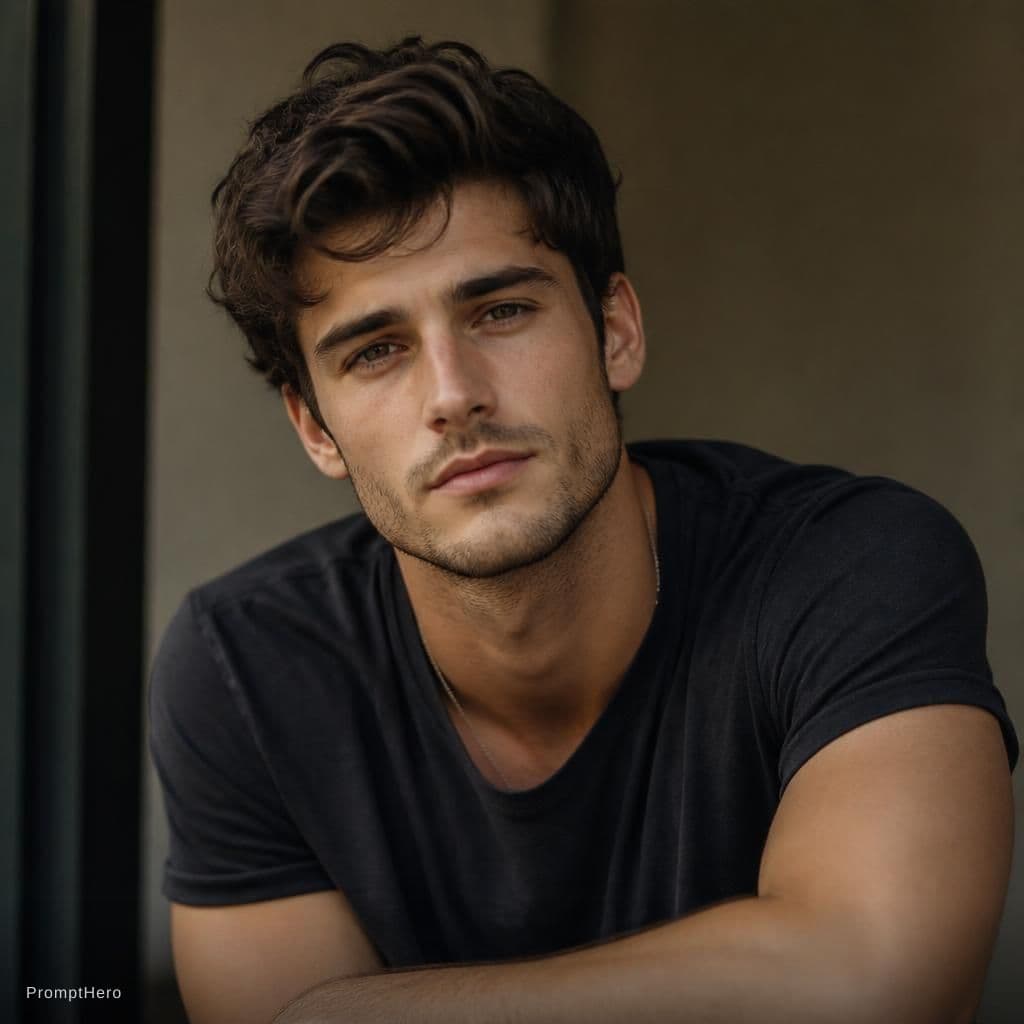 AI generated: Man model