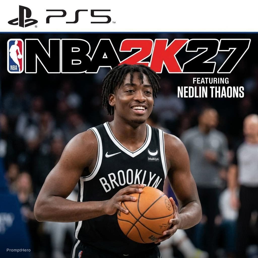 AI generated:  PS5 NBA2K27 Cover