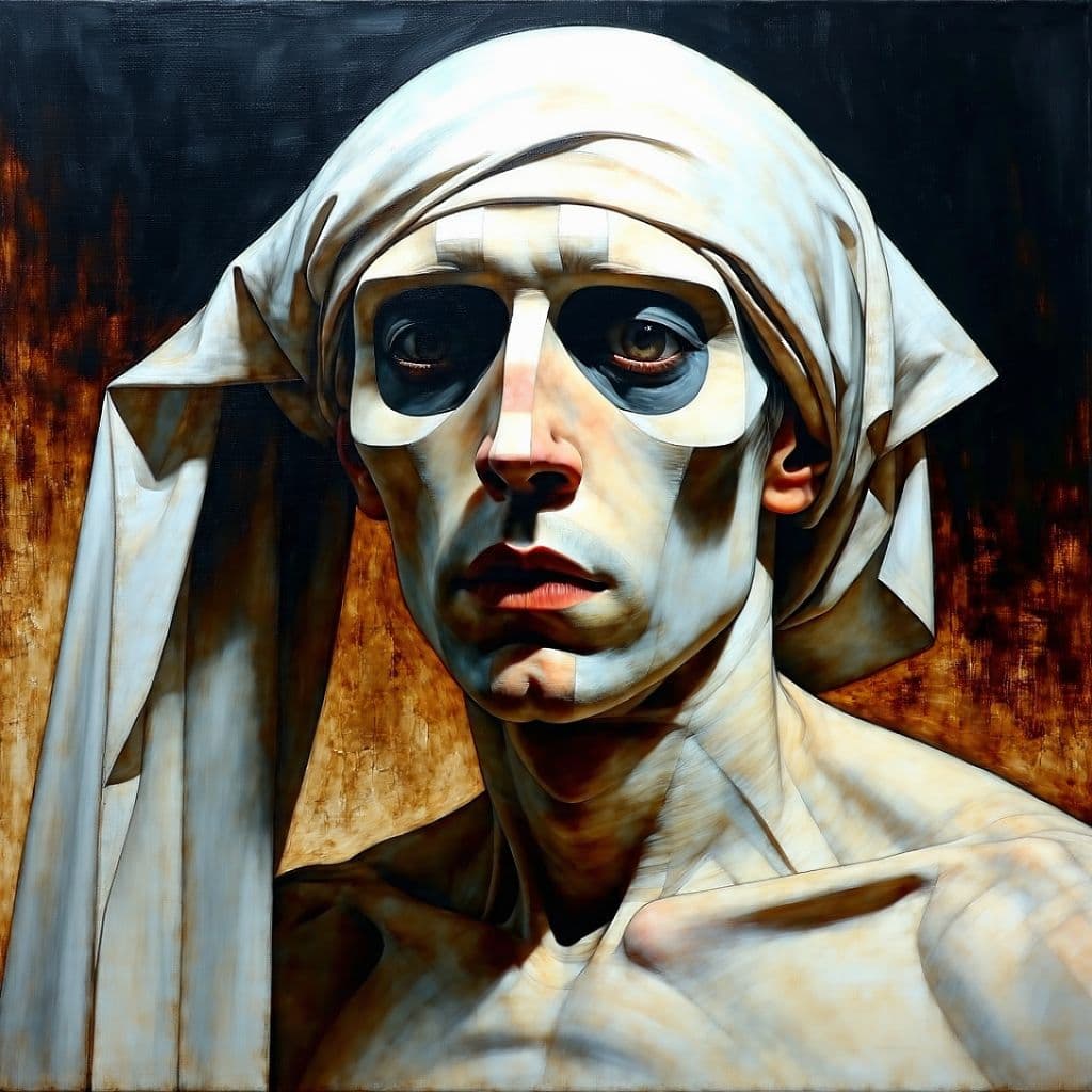 AI generated: Oil painting, Odd Nerdrum inspiration and style