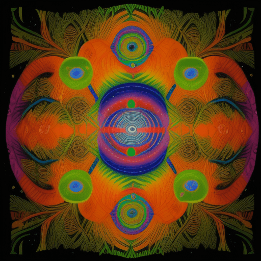 AI generated: indigenous yawanawa tribe deep in the amazon, mid ayahuasca journey singing with the cosmic serpent,...
