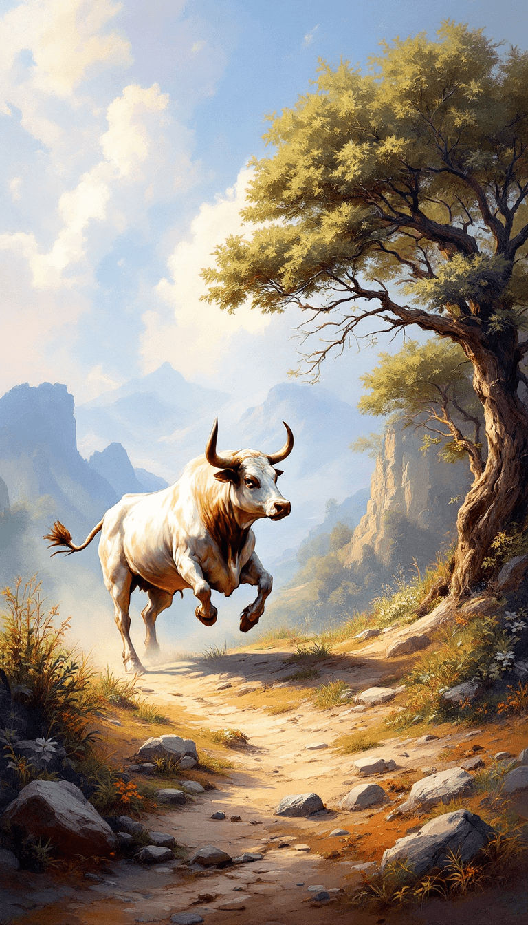 AI generated: a landscape fighting bull painting pastel colors, 16k, -ar 9:16 - - style 750 - -v 6.0 - Image