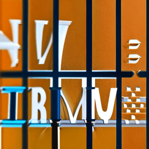 AI generated: logo, travel agency with geometric forms, door
