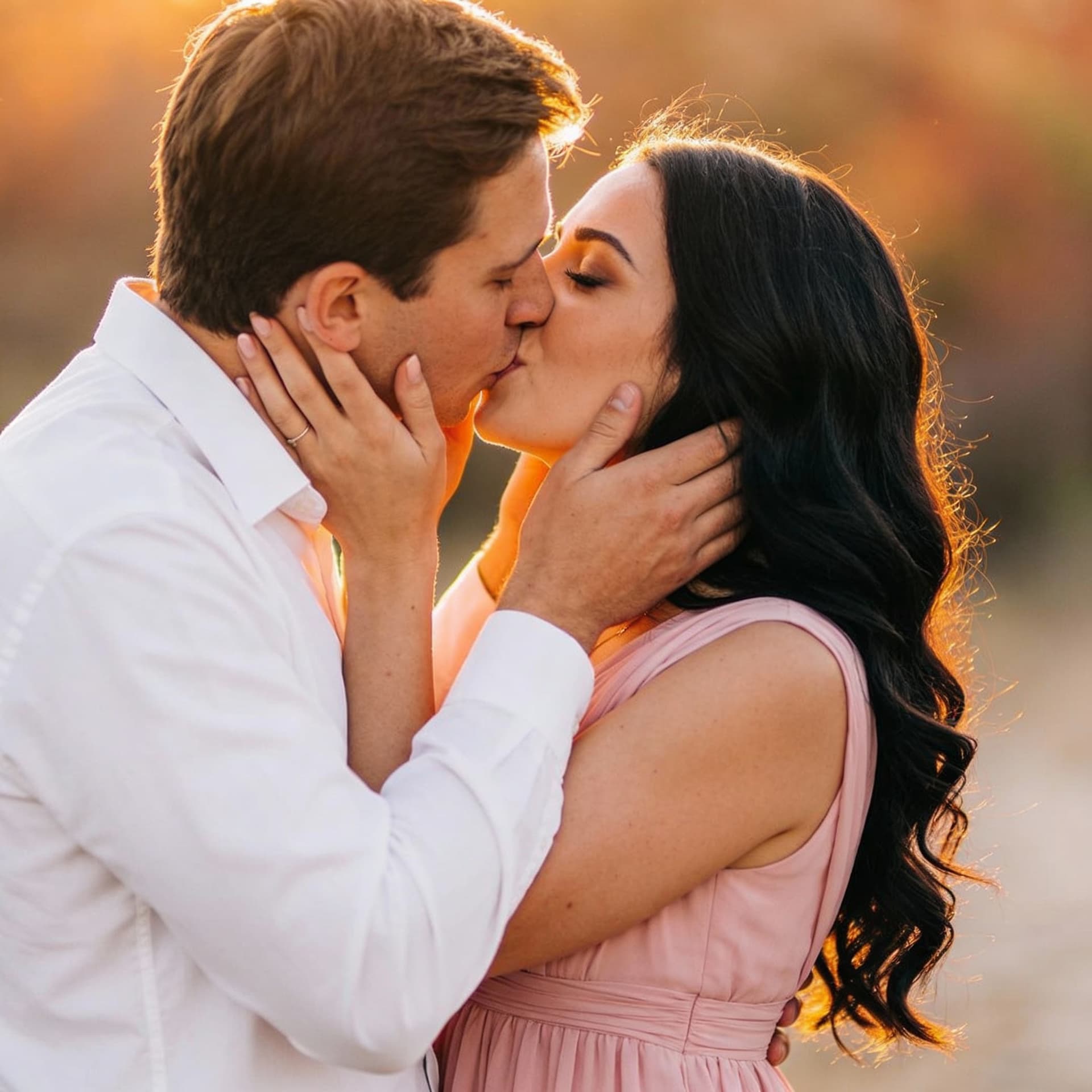 AI generated: kissing