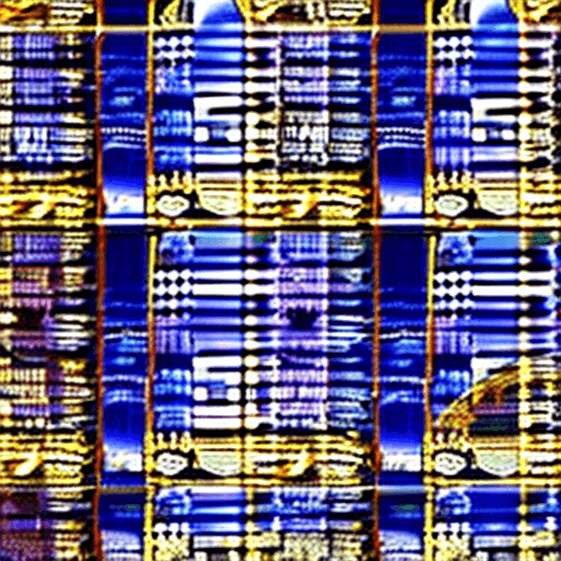 AI generated: ((((God with open arms)))), (((greeting bitcoin coin))) ((illuminated in the sky)), (golden reflecti...