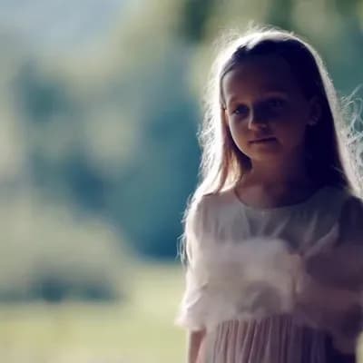 AI generated video:  girl shaking