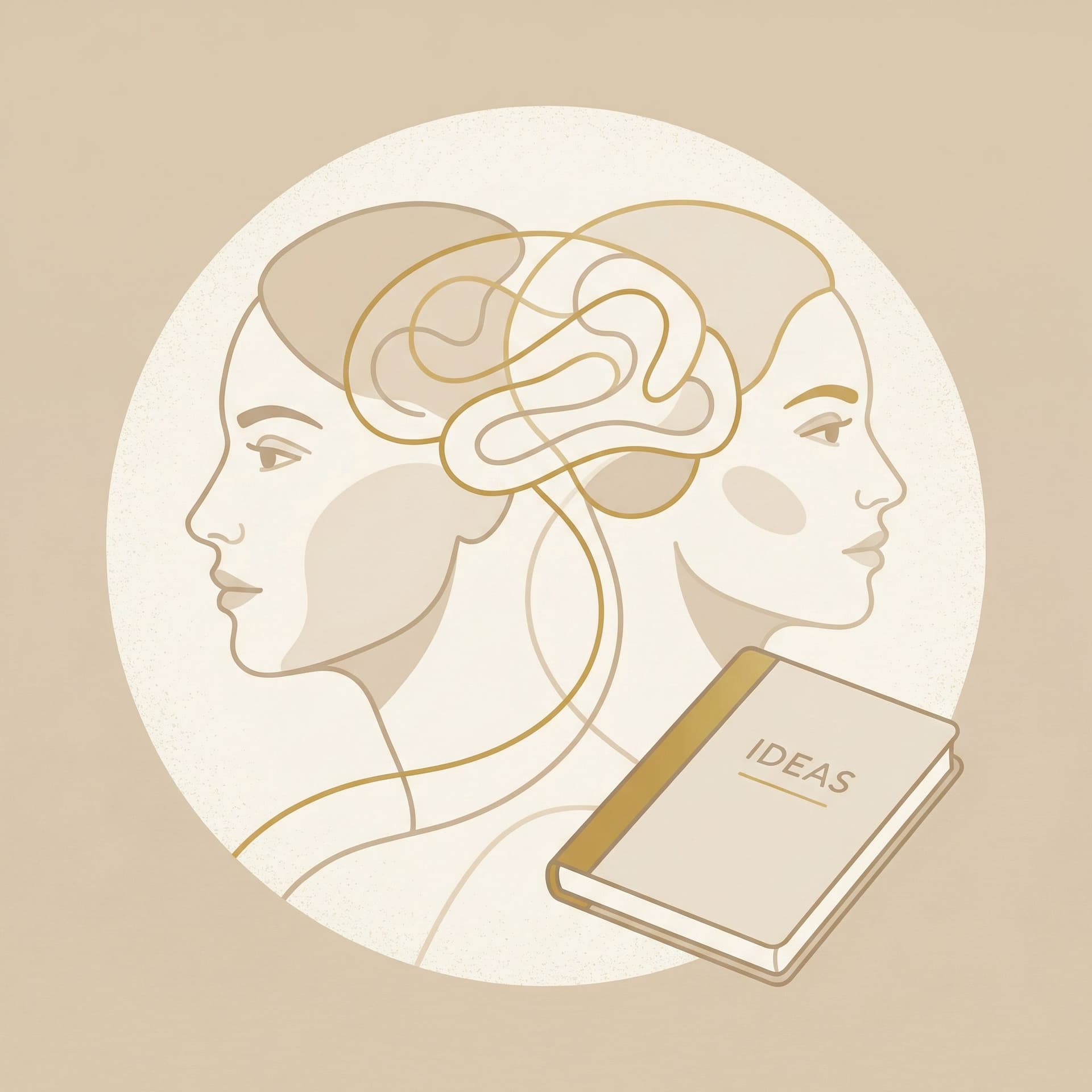 AI generated: Minimalist 2D flat vector illustration, welcoming and elegant. Color palette: Soft beige, cream, and...