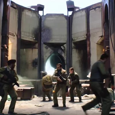 AI generated video: Amid the chaos in the ruined Chernobyl Nuclear Station, Hours after a mysterious second explosion in...