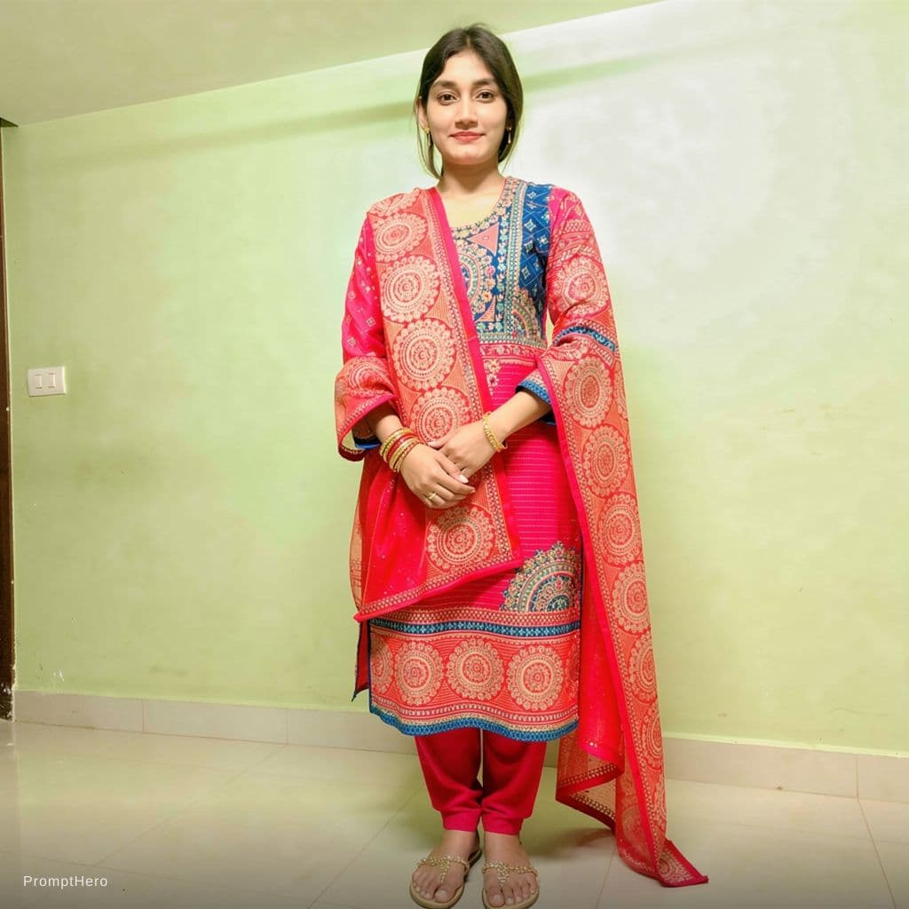 AI generated: full body indian sexy girl without dress

