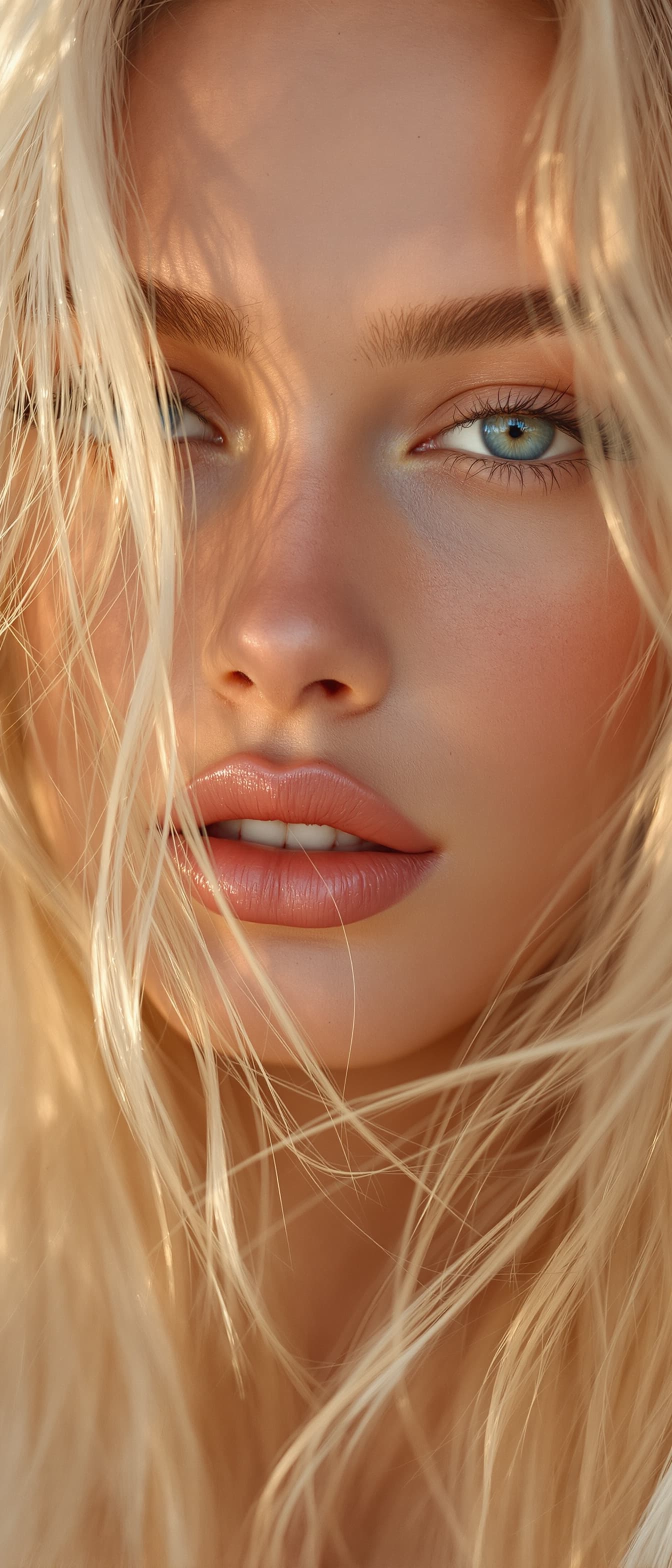 AI generated: "High-resolution close-up head and shoulders concept art portrait with soft focus. Captured during g...