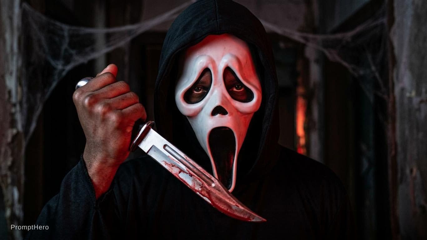 Hero prompt: As Ghostface 
