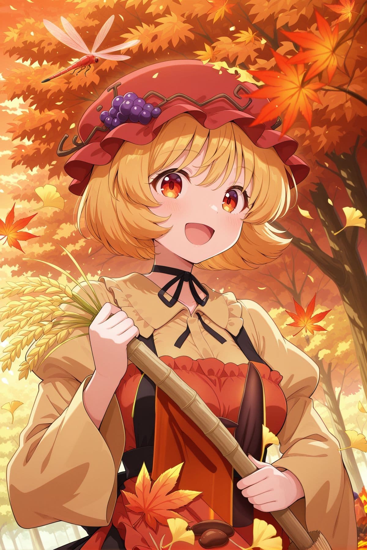 Minoriko Aki (Touhou Project) & Minoriko (Symbol of Overly Abundant Harvests) - 秋穣子 (東方)