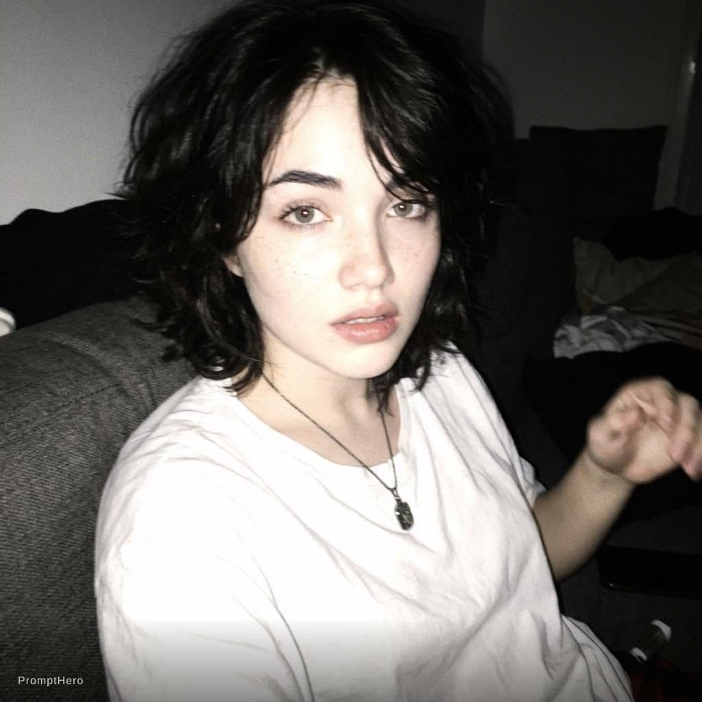 AI generated: Using the uploaded reference photo, create a standard iPhone selfie with flash. There's no clear sub...