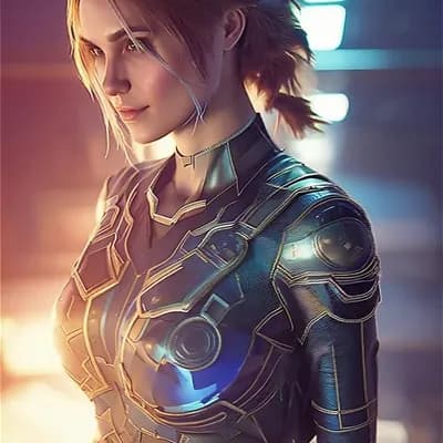 AI generated video: she turns and walks away