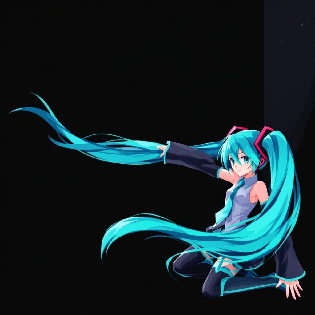 AI generated: miku hatsune 