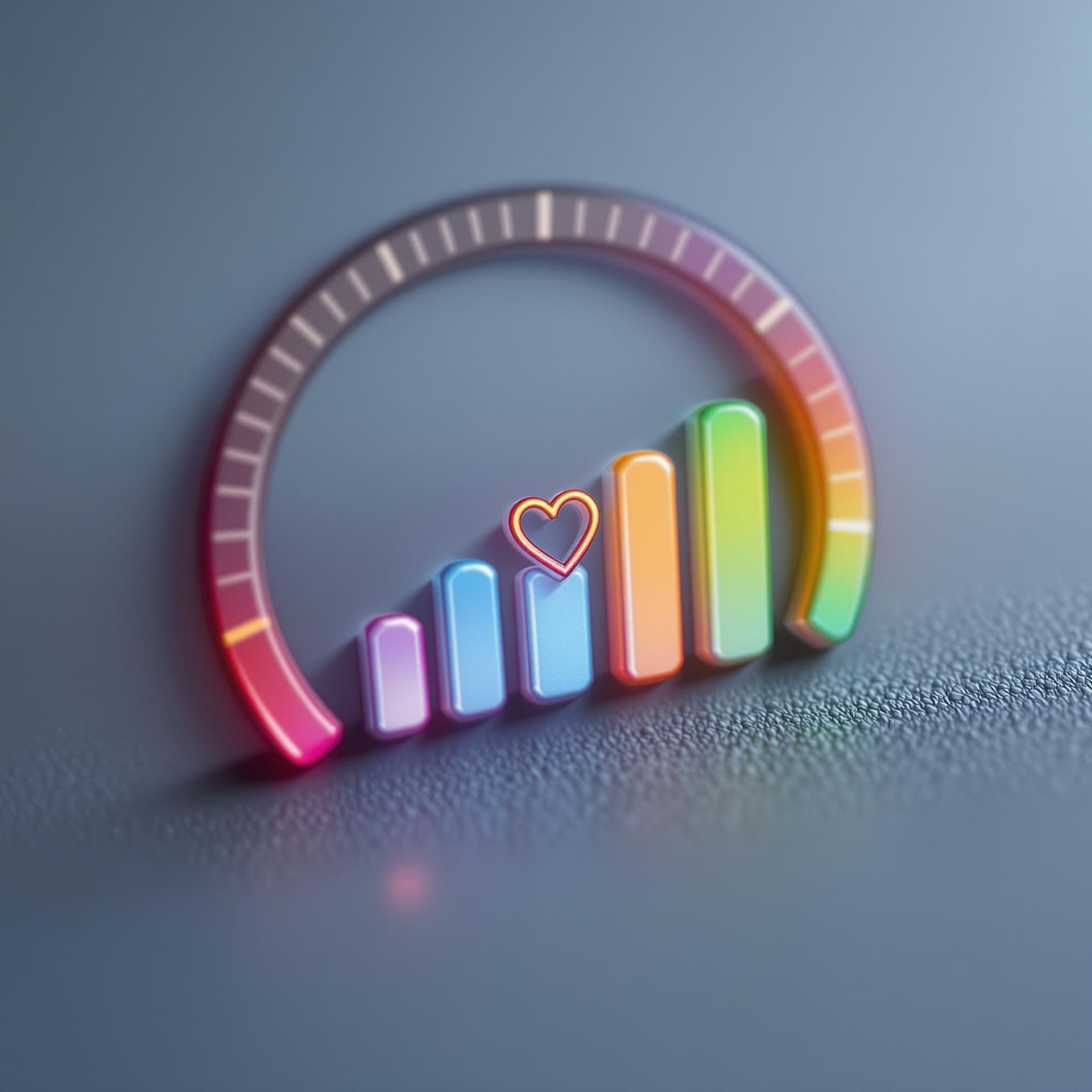 AI generated: A progress bar or heart icon representing milestones
 dslr, ultra quality, sharp focus, tack sharp, ...