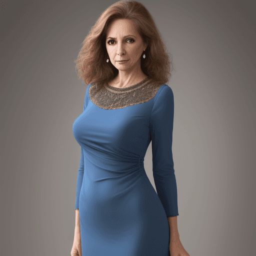 AI generated: High resolution photography, mujer de 40 años, vestido corto 