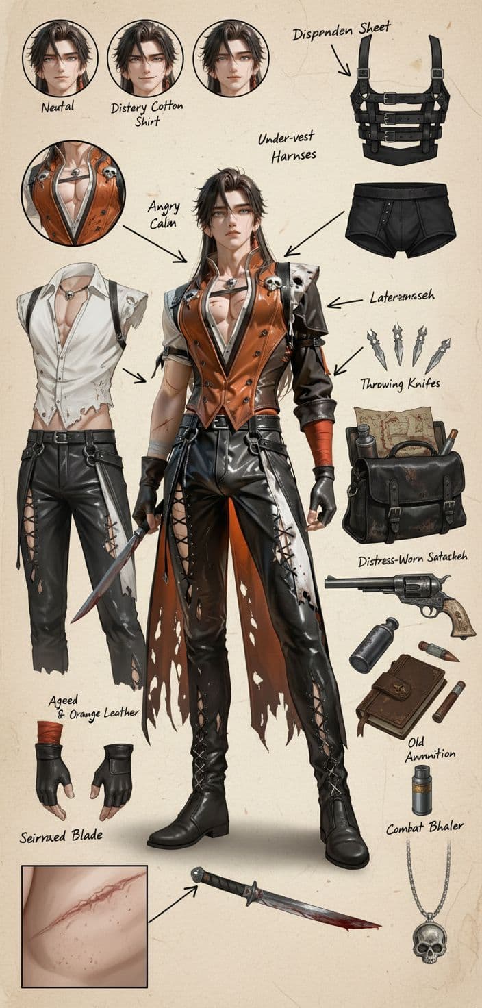 AI generated: Role (Character Design)

You are a top-tier game and anime concept artist, specializing in creatin...