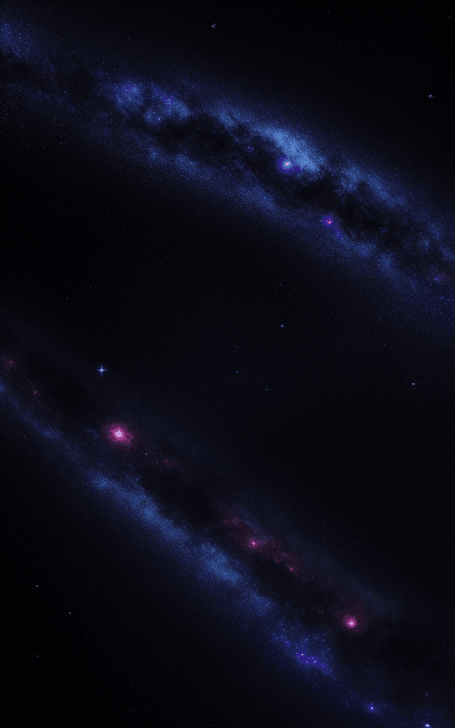 AI generated: universe, dark background, many stars, galaxy backgound, 4k