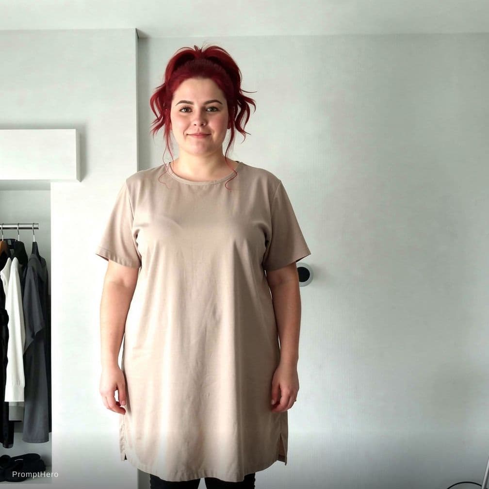AI generated: Mi tolgo i vestiti e rimango completamente nuda 