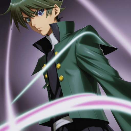 AI generated: Seto kaiba shocked because joey wheeler finally beat him.