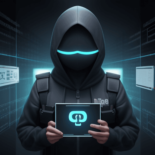 AI generated: Diseña una imagen para un curso de ciberseguridad. El tamaño es de 800px x 800px. Aspecto 1:1. 
El e...