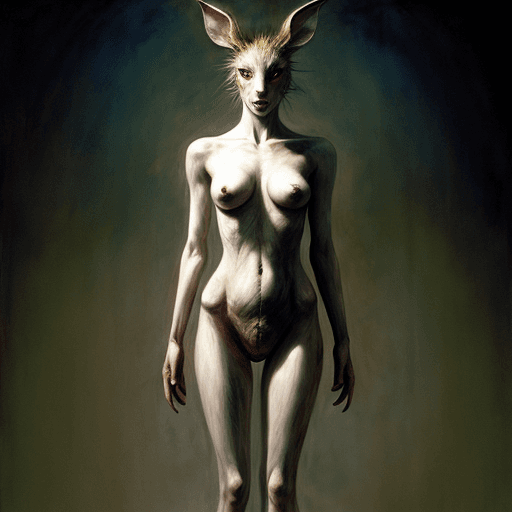 AI generated: (Full Body:1.5) Art By Ryohei Hase