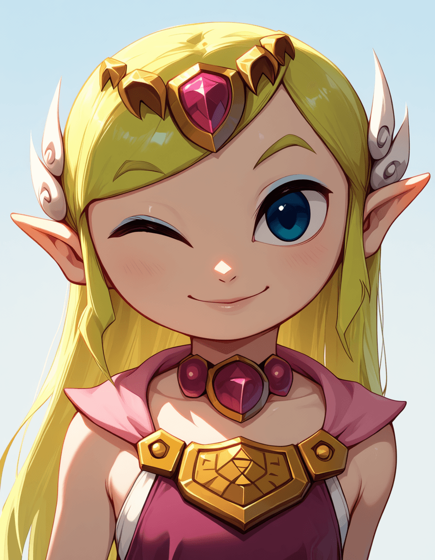 Toon Zelda (Anima, Illustrious & Pony) - Image 1