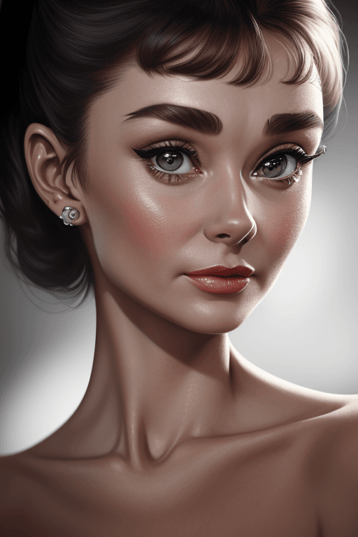 AI generated: audrey hepburn, photo session, attractive, (((full body visible))), looking at viewer, portrait, pho...