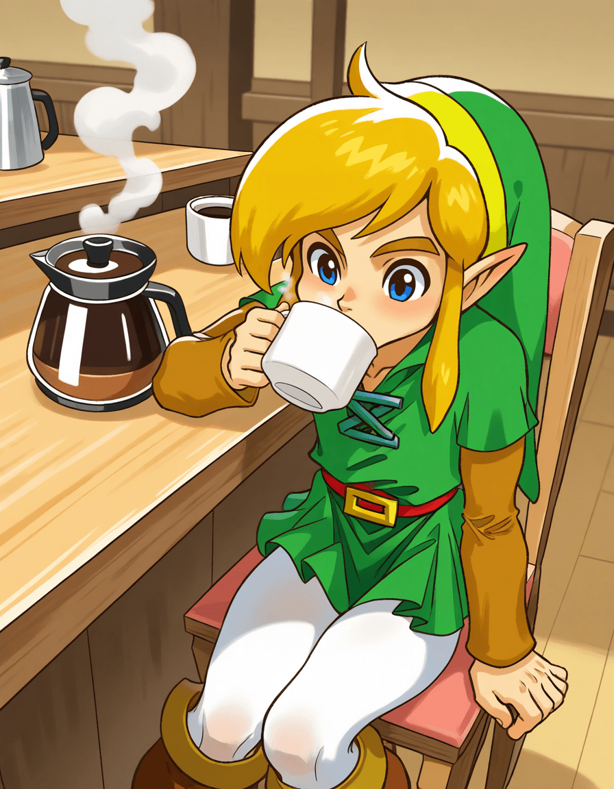 Link (The Legend of Zelda: Oracle of Seasons/Ages) Official Art Style [Illustrious-XL]