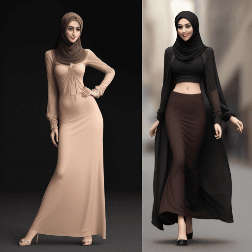 AI generated: She is a looks like angelina joli she is a tall brunette very slim and skinny model she is wearing h...