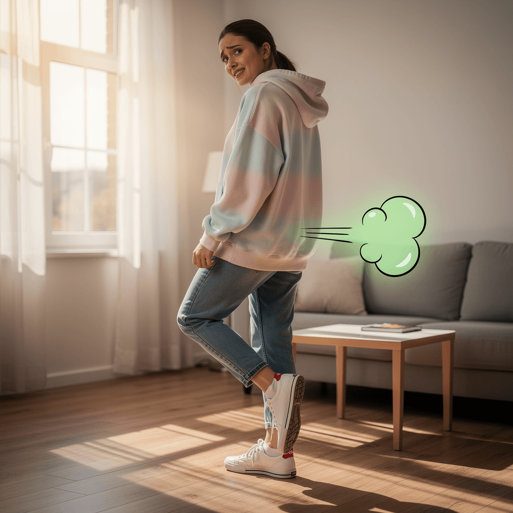 AI generated: make her fart
