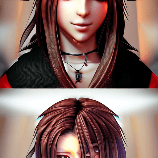 AI generated: tifa, final fantasy 7 remake, (mature female), milf, shade of brown hair, a lot of sweat, masterpiec...