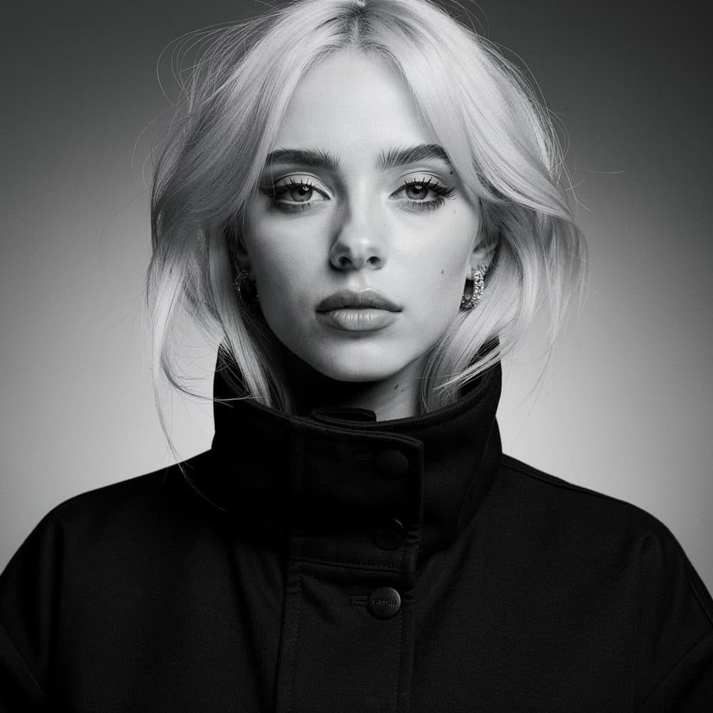 AI generated: billie eilish nude cute hot big tits
