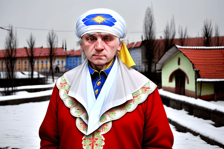 AI generated: the photo should show the Ukrainian writer Ivan Franko who has roughly 30 years old and dressed in a...