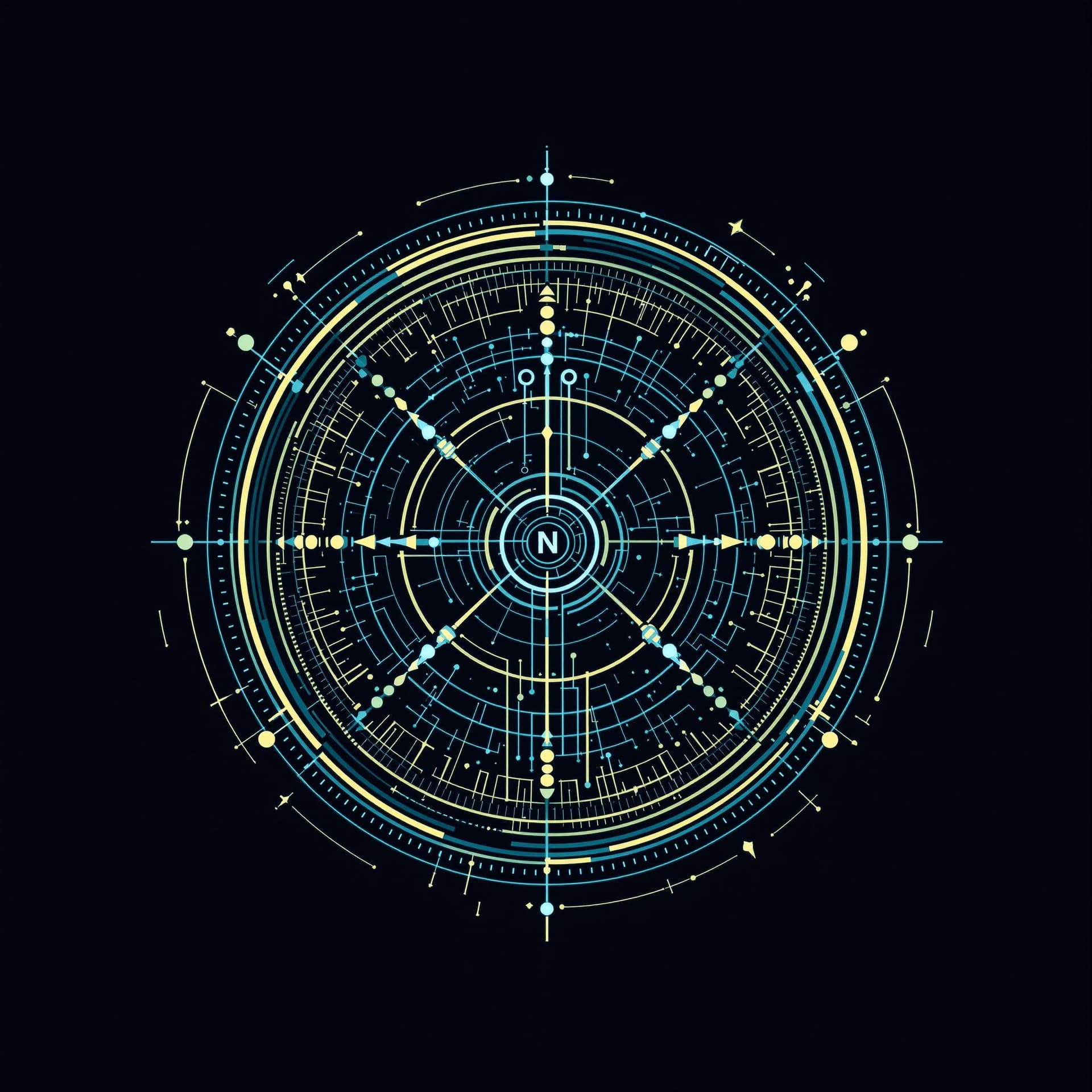 AI generated: un logotipo de un pulso binario , tecnologia y noticias 