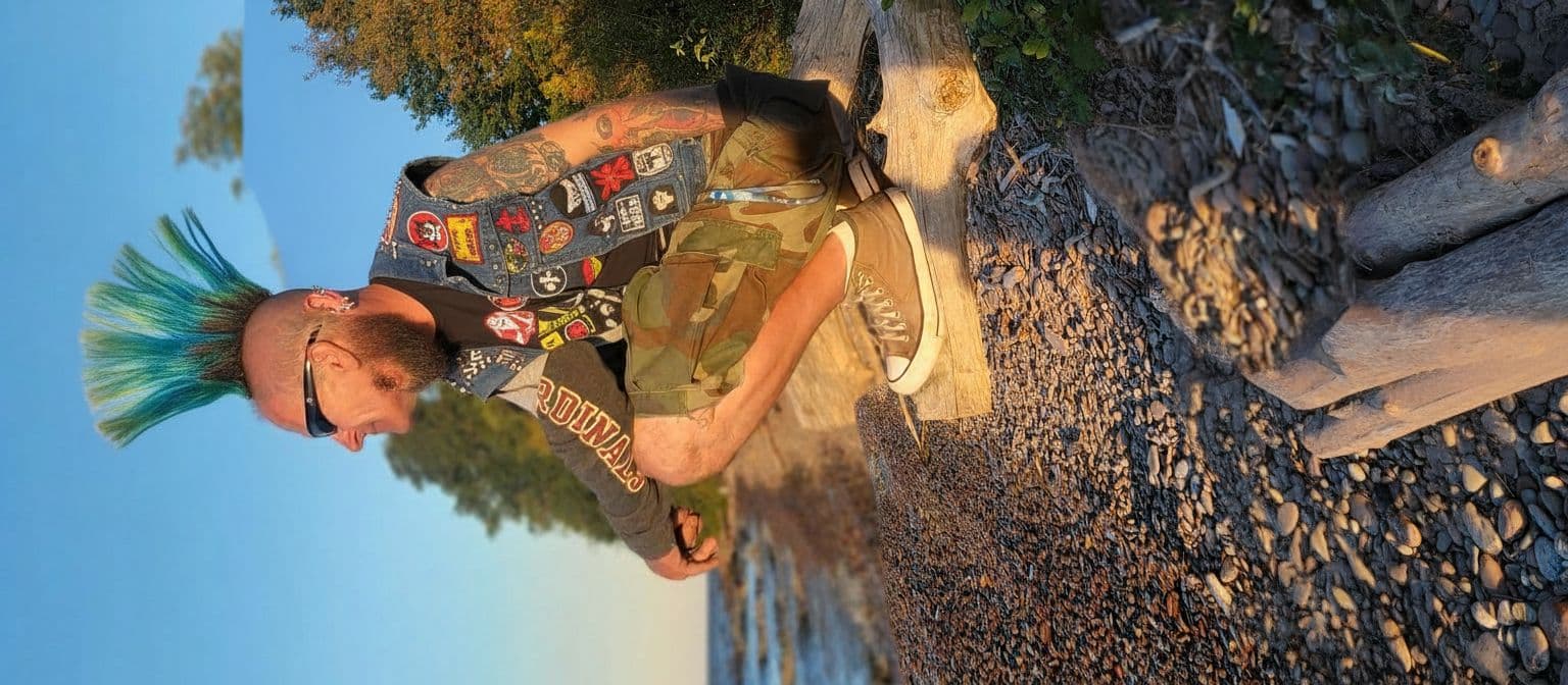AI generated: Make into a punk rock guy from southern California in the 1980s